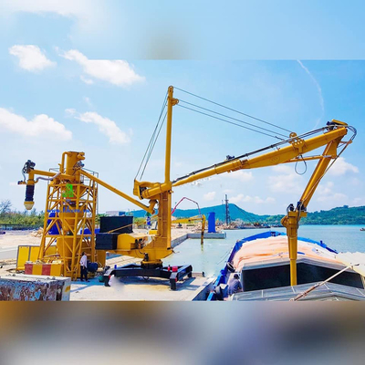 Sekrup yang dipasang di truk Type Ship Unloader untuk pembongkaran semen