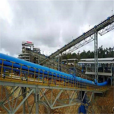 Belt Conveyor yang disesuaikan untuk Transportasi Jarak Jauh untuk menangani material curah