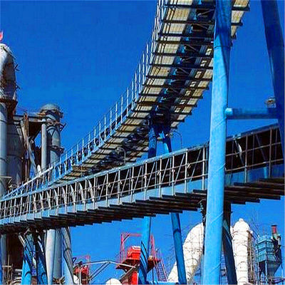 Belt Conveyor yang disesuaikan untuk Transportasi Jarak Jauh untuk menangani material curah
