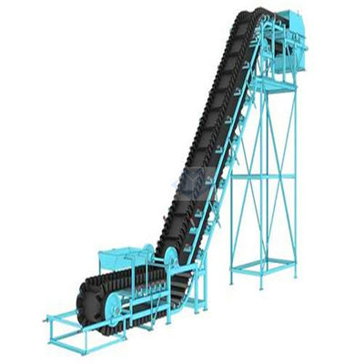 Sistem Belt Conveyor Sudut Miring Tinggi Tugas Berat Untuk Penanganan Material Massal