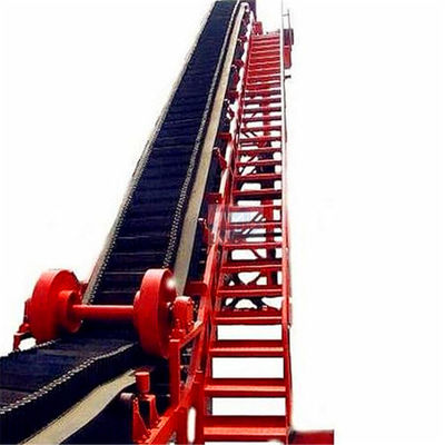 Sistem Belt Conveyor Sudut Miring Tinggi Tugas Berat Untuk Penanganan Material Massal