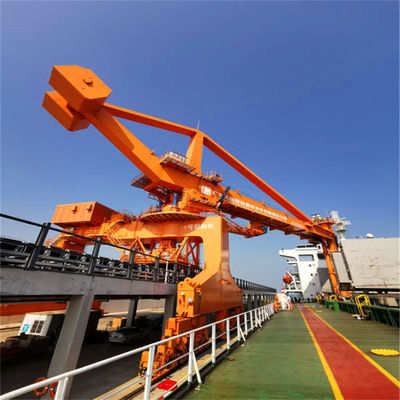 Heavy Duty Spiral Type 1000 Tph Ship Unloader Untuk Penanganan Gandum