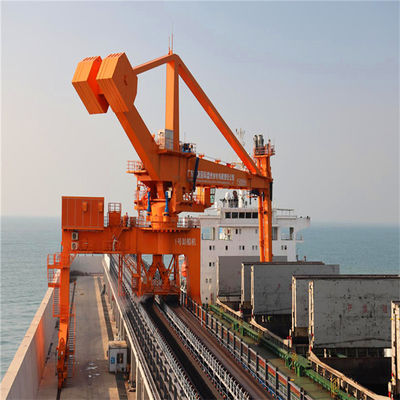 Heavy Duty Spiral Type 1000 Tph Ship Unloader Untuk Penanganan Gandum