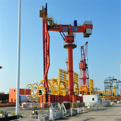 Heavy Duty Spiral Type 1000 Tph Ship Unloader Untuk Penanganan Gandum