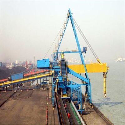 2000 Tph Capacity Belt Type Ship Loader Untuk Memuat Barang yang Dikantongi