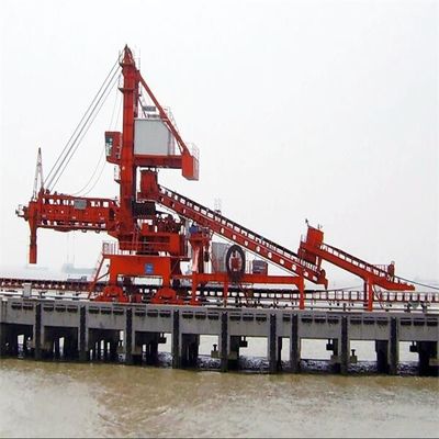 2000 Tph Capacity Belt Type Ship Loader Untuk Memuat Barang yang Dikantongi