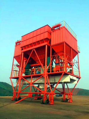 Self Propelled Tire Mounted Eco Hopper Untuk Penanganan Material Massal Terminal Pelabuhan