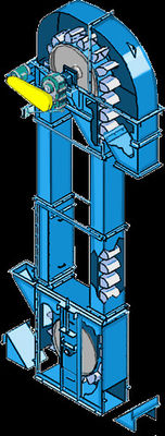 Lift Bucket Tugas Berat Vertikal Untuk Transportasi Material Massal