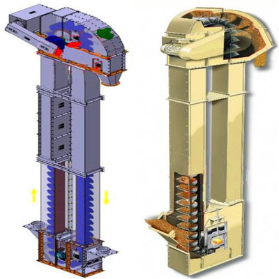 Lift Bucket Belt Tugas Berat Untuk Menyampaikan Material Massal