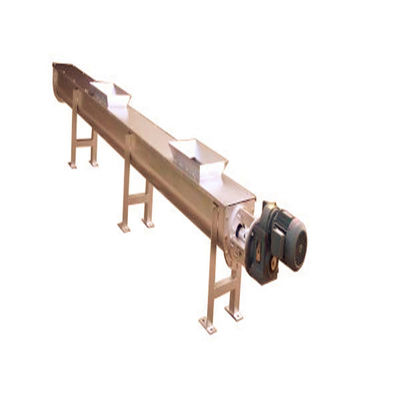 Jenis Listrik Conveyor Sekrup Horizontal Miring