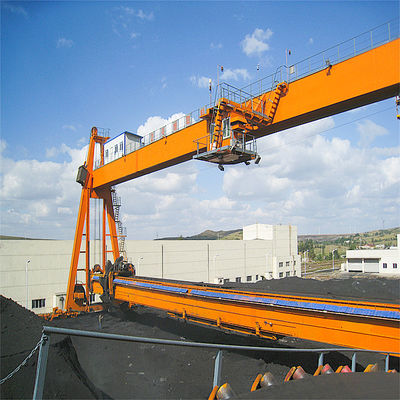Gantry Type Combined Bucket Wheel Stacker Reclaimer Untuk Stockyard