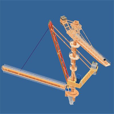 3000t / H Kapasitas Stockyard Stacker Dan Reclaimer Untuk Pembangkit Listrik Tenaga Batubara