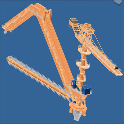 3000t / H Kapasitas Stockyard Stacker Dan Reclaimer Untuk Pembangkit Listrik Tenaga Batubara