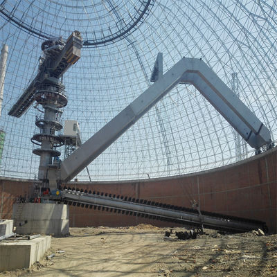 Penumpuk Stockyard Edaran dan Reclaimer Bucket Wheel Reclaimer yang Disesuaikan
