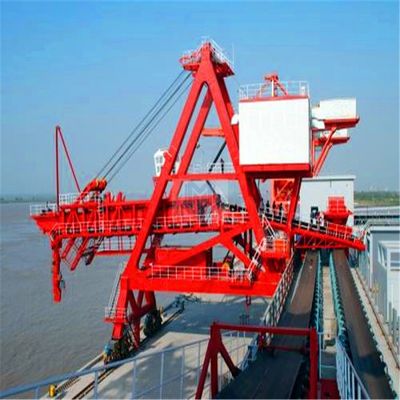 Rail Mounted Ship Loader Dengan Telescopic Chute Untuk Penanganan Material Massal