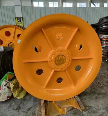 Pulley Block Large Part Machining Untuk Ship Unloader Loader