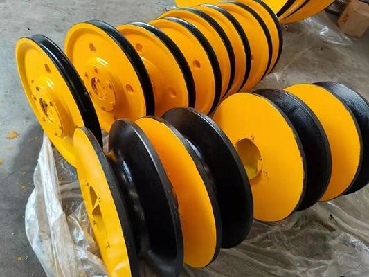 Pulley Block Large Part Machining Untuk Ship Unloader Loader