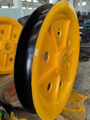 Pulley Block Large Part Machining Untuk Ship Unloader Loader