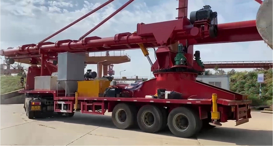 Self Propelled Screw Type Continuous Ship Unloader Truck Chassis Mounted
