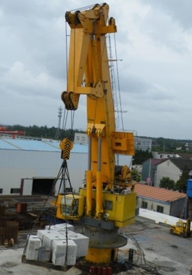 Electric Hydraulic Knuckle Jib Marine Crane dan Offshore crane