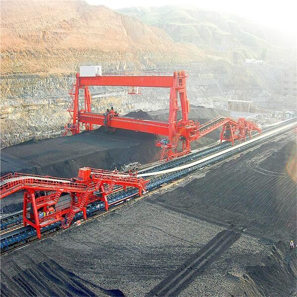 Gantry Type Combined Bucket Wheel Stacker Reclaimer Untuk Stockyard